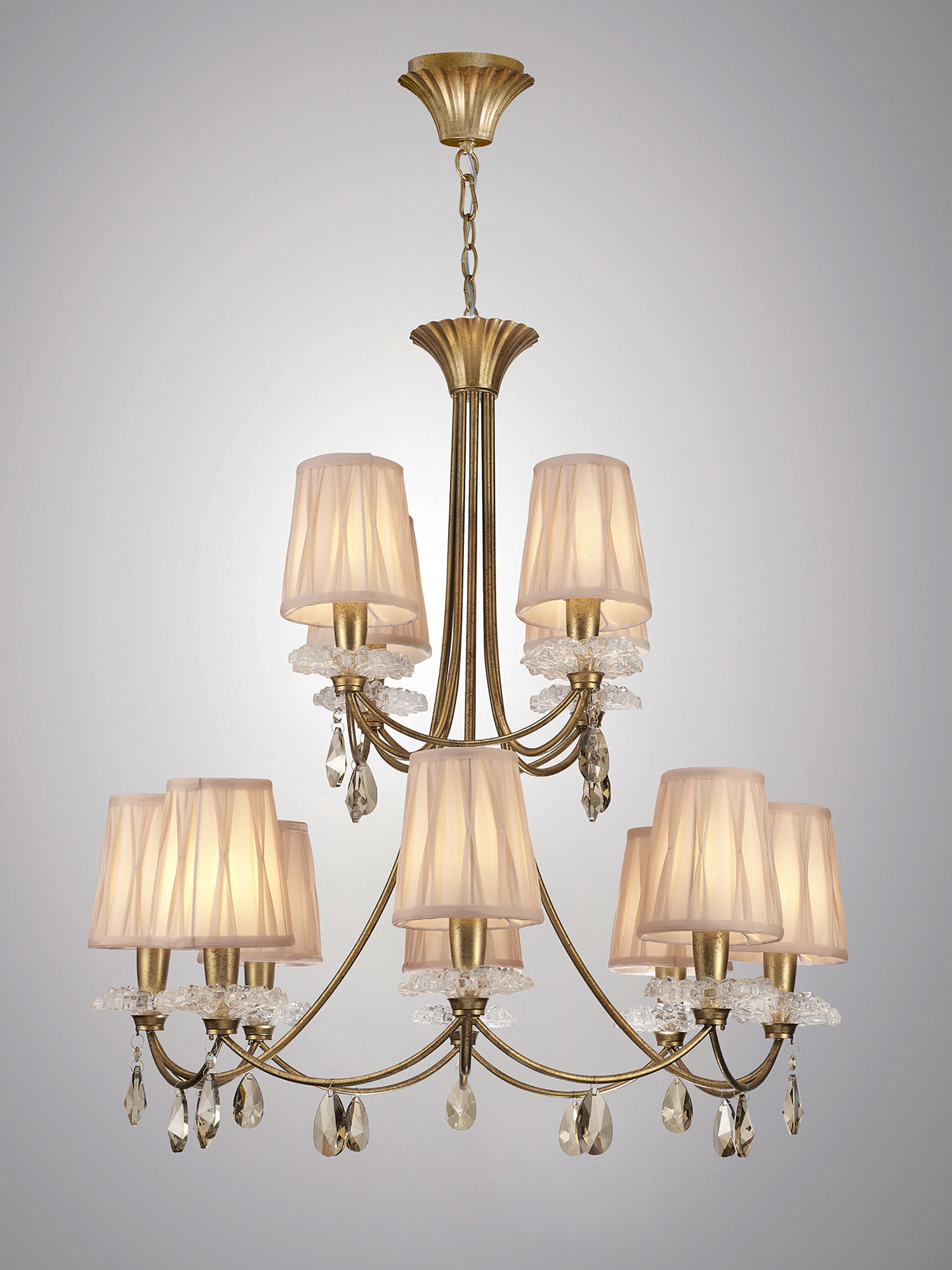 Sophie Gold Ceiling Lights Mantra Multi Arm Fittings
